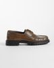 ASOS DESIGN ASOS DESIGN lace-up boat shoes with cleated sole in distressed brown leather - 1