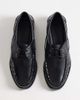 ASOS DESIGN ASOS DESIGN lace-up boat shoes with ruching in black polido - 2