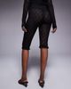 ASOS DESIGN ASOS DESIGN lace capri pants with ruffle edge in black - part of a set - 2