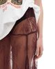 ASOS DESIGN ASOS DESIGN lace godet maxi skirt in burgundy-Red - 3