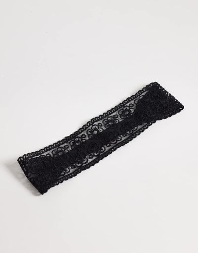 ASOS DESIGN ASOS DESIGN lace headband in black