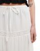 ASOS DESIGN ASOS DESIGN lace insert tiered boho maxi skirt in white - 3