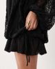ASOS DESIGN ASOS DESIGN lace mini dress with blouson sleeves and hem detail in black - 2
