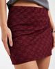 ASOS DESIGN ASOS DESIGN lace mini skirt in burgundy-Red - 4