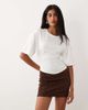 ASOS DESIGN ASOS DESIGN lace mini skirt in chocolate-Brown - 2