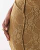 ASOS DESIGN ASOS DESIGN lace paneled column maxi dress in bronze-Brown - 4