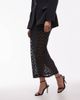 ASOS DESIGN ASOS DESIGN lace sheer column maxi skirt in black - 2