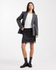 ASOS DESIGN ASOS DESIGN lace trim mini skirt in pinstripe print-Multi - 3