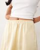 ASOS DESIGN ASOS DESIGN lace trim satin mini skirt in yellow - 3
