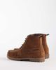 ASOS DESIGN ASOS DESIGN lace up apron boots with lace detailing in tan suede-Brown - 4