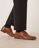 ASOS DESIGN ASOS DESIGN lace up brogue derby in tan leather-Brown - 1