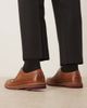 ASOS DESIGN ASOS DESIGN lace up brogue derby in tan leather-Brown - 3