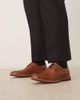 ASOS DESIGN ASOS DESIGN lace up brogue derby in tan leather-Brown - 4