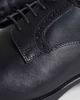 ASOS DESIGN ASOS DESIGN lace up brogues with toe cap in black leather - 4