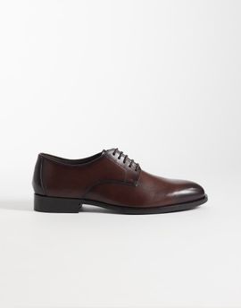 ASOS DESIGN ASOS DESIGN lace up derby shoes in brown leather