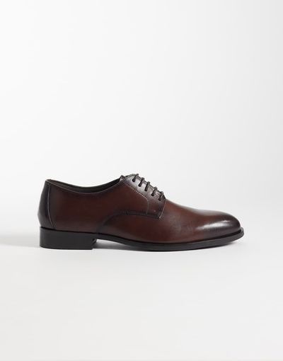 ASOS DESIGN ASOS DESIGN lace up derby shoes in brown leather