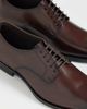 ASOS DESIGN ASOS DESIGN lace up derby shoes in brown leather - 4
