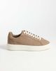 ASOS DESIGN ASOS DESIGN lace up dressy sneakers in mole faux suede-Brown - 1