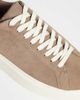 ASOS DESIGN ASOS DESIGN lace up dressy sneakers in mole faux suede-Brown - 4