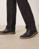 ASOS DESIGN ASOS DESIGN lace up shoes in black with brogue detailing and wedge soles - 3