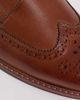ASOS DESIGN ASOS DESIGN lace up shoes with brogue detailing in tan leather-Brown - 2