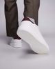 ASOS DESIGN ASOS DESIGN lace up sneakers in white with burgundy notch - 4