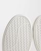 ASOS DESIGN ASOS DESIGN lace up sneakers in white with sage heel notch - 4