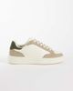 ASOS DESIGN ASOS DESIGN lace up sneakers with green heel notch-Multi - 1
