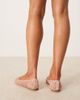 ASOS DESIGN ASOS DESIGN Lagoon ballet flats in blush weave-pink - 2