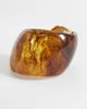 ASOS DESIGN ASOS DESIGN large cuff bracelet in brown resin with gold tone trim - 1