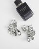 ASOS DESIGN ASOS DESIGN large floral earrings in silver tone - 2