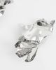 ASOS DESIGN ASOS DESIGN large floral earrings in silver tone - 3
