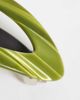 ASOS DESIGN ASOS DESIGN large oval barrette hair clip in olive-green resin - 2