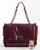 ASOS DESIGN ASOS DESIGN large patent and fur mix shoulder bag-RED - 4