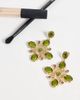 ASOS DESIGN ASOS DESIGN large pendant earrings with ecclesiastic green stones in gold tone - 2