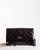 ASOS DESIGN ASOS DESIGN large quilted clutch bag in burgundy-RED - 2