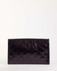 ASOS DESIGN ASOS DESIGN large quilted clutch bag in burgundy-RED - 4