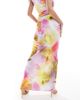 ASOS DESIGN ASOS DESIGN large scale floral maxi skirt in multi - part of a set - 4