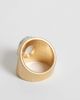 ASOS DESIGN ASOS DESIGN large stone set ring in gold tone - 2