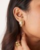 ASOS DESIGN ASOS DESIGN large strawberry stud earrings in gold tone - 1