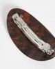 ASOS DESIGN ASOS DESIGN Large tort oval barrette clip-Brown - 2