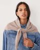 ASOS DESIGN ASOS DESIGN large triangle scarf in oatmeal-Neutral - 1