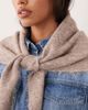 ASOS DESIGN ASOS DESIGN large triangle scarf in oatmeal-Neutral - 2