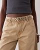 ASOS DESIGN ASOS DESIGN large watch-strap style belt in gold tone - 1