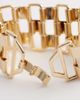ASOS DESIGN ASOS DESIGN large watch-strap style bracelet in gold tone - 2