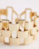 ASOS DESIGN ASOS DESIGN large watch-strap style bracelet in gold tone - 3