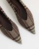 ASOS DESIGN ASOS DESIGN Lari pointed toe ballet flats in plaid-Multi - 2