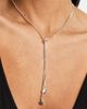 ASOS DESIGN ASOS DESIGN lariat necklace with star pendant in silver tone - 1