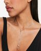 ASOS DESIGN ASOS DESIGN lariat necklace with star pendant in silver tone - 3
