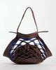 ASOS DESIGN ASOS DESIGN laser cut slouchy tote bag in brown-Black - 1